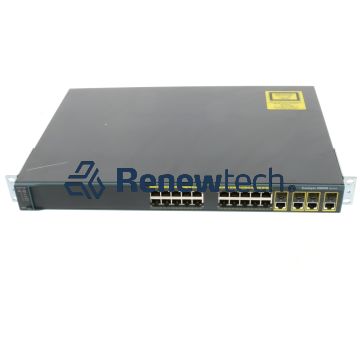CISCO WS-C2960G-24TC-L - Cisco Catalyst 2960G Series 24-Port switch (20x 1G Base-T, 4x 1G Base-t, 4x SFP) with Integrated PSU, LAN Base Image