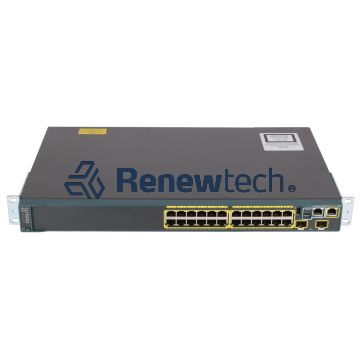 CISCO WS-C2960S-24TD-L - Cisco Catalyst 2960S Series Switch 24-Port (24x 1G Base-T, 2x SFP+) Integrated PSU, LAN Base