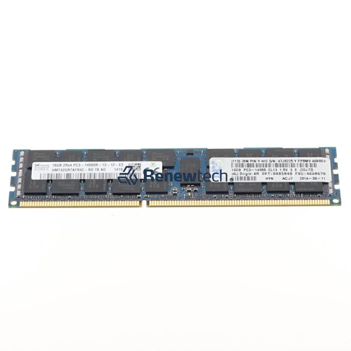IBM 16GB (1x16GB, 2Rx4, 1.5V) PC3-14900 CL13 ECC