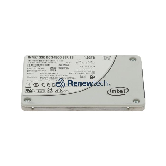 1.92TB SSD 2.5 SATA 6G MIX S4500 SSDSC2KB019T7